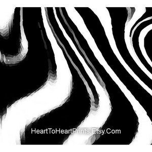 Black and White Abstract Printable Wall Art Set of 2 Prints - Etsy