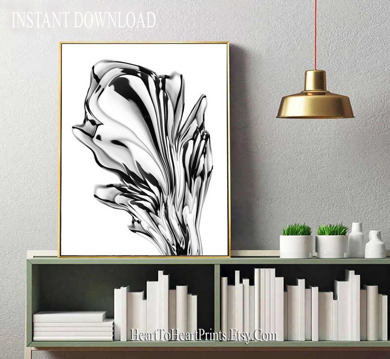 Line Drawing Wall Art Set of 3 Prints Line Printable Art Etsy