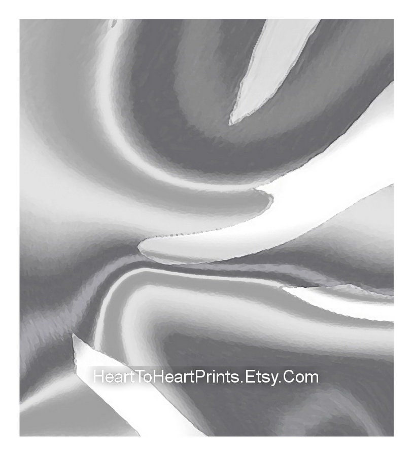 Silver Gray Abstract Wall Art Gray Abstract Printable Art Set Etsy