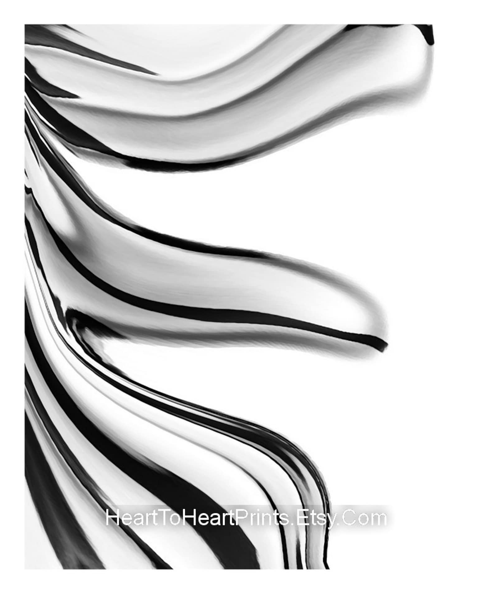 Black White Abstract Wall Art Set of 2 Large 24x36 Inch Etsy