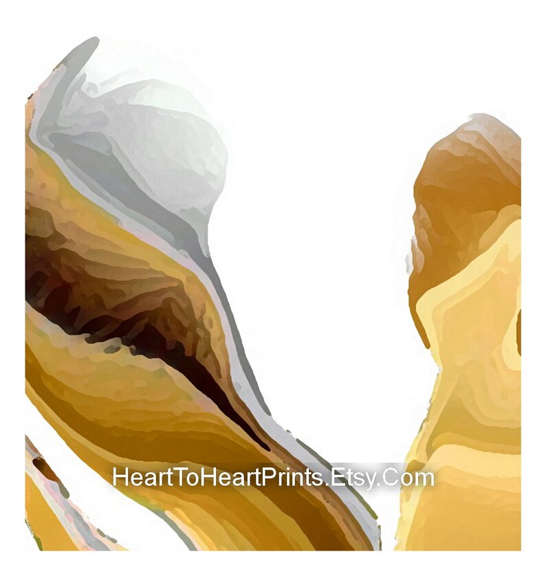 Abstract DOWNLOADABLE Prints Set of 2 Abstract Wall Art Mustard Yellow ...