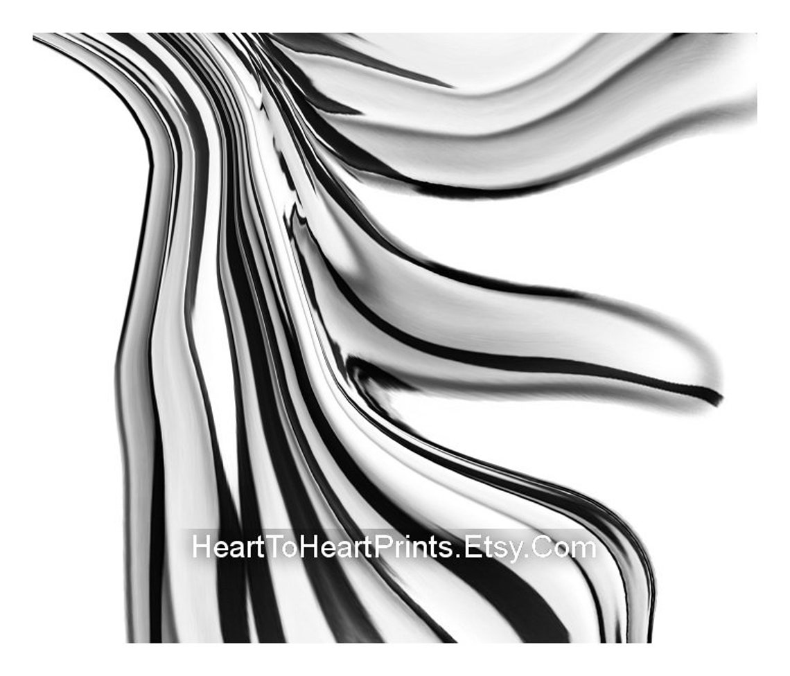 Black White Abstract Wall Art Set of 2 Prints Line Drawing Etsy