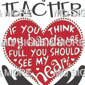 World&#39;s Greatest Teacher Heart - SVG, AI, JPG (Digital Download)