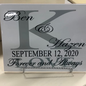 Ceramic Tile 8&quot; x 10&quot; Personalized  All Occasion Gift