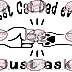 Best Cat Dad Ever Einfach fragen, jpg, png, ai digitaler Download