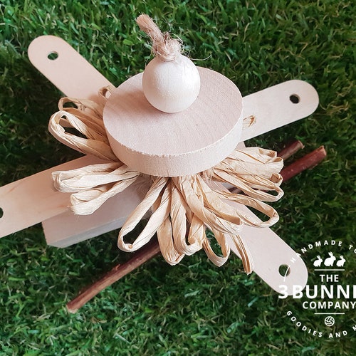 Wood Chew Toy / Rabbit Toys / Bunny Toys / Toys for Rabbits Etsy