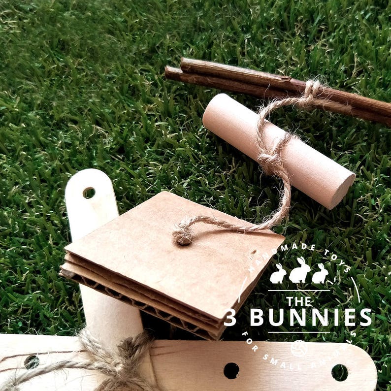 Wooden Chew Toy / Rabbit Toys / Bunny Toys / Toys for Rabbits Etsy Singapore