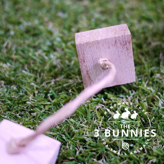 Wooden Chew Toy / Rabbit Toys / Bunny Toys / Toys for Rabbits Etsy