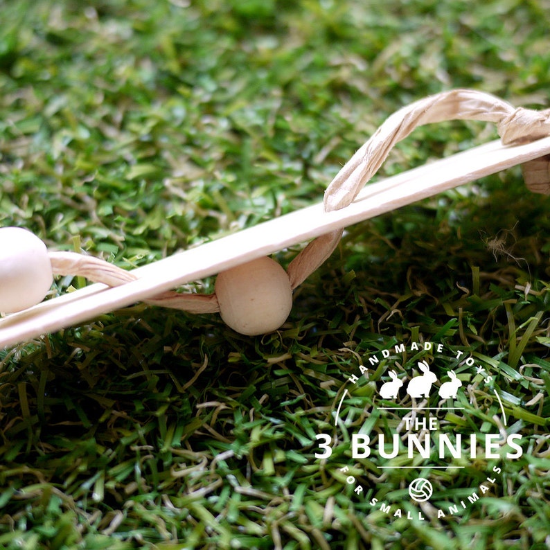 Wooden Chew Toy / Toys for Rabbits Bunnies / Rabbit Toys / Etsy