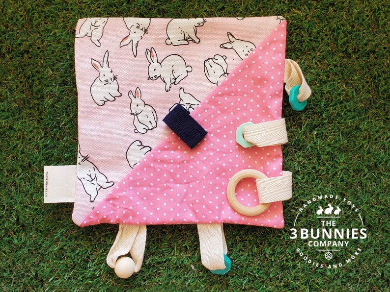 Rabbit Activity Blanket / Toys for Rabbits Bunnies / Rabbit Etsy