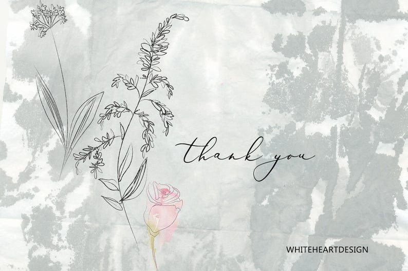 Une Fille Pink Purple Watercolor Flowers Line Botanical Elements Floral Bouquets Peonies Clipart Wedding Clip Art Hand Painted PNG Graphics