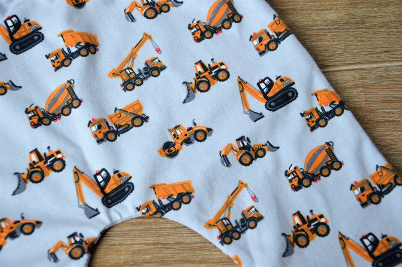 wrecker gray baby pants baby legging baby harem pants excavator