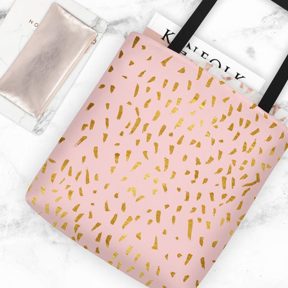 large gold beach bag