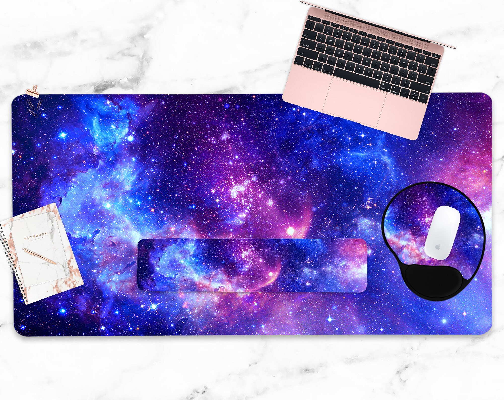 Galaxy Extra Large Desk Mat multiple sizes matching Etsy