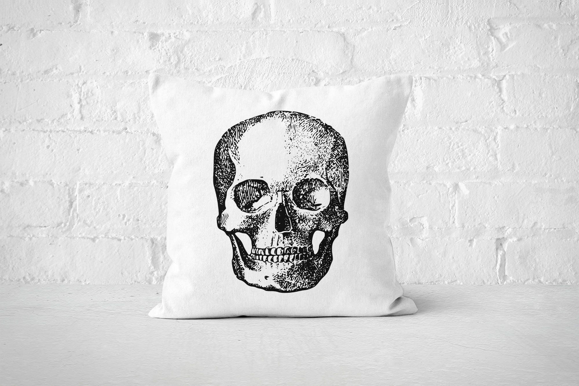 skull pillow cases