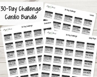cardio challenge etsy