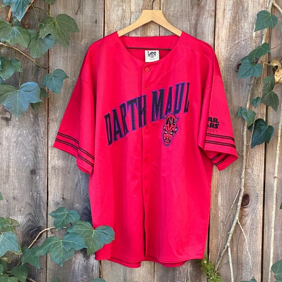 Vintage Star Wars Darth Maul Lee Men's Red Basebal