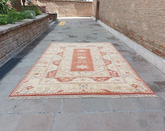 10'2" x 14' ft Large Size Handmade Turkish Carpet Rug, Oversize Hand Knotted Soft Pile Wool Oushak Rug, Vintage Oversized Bohemian Rug !