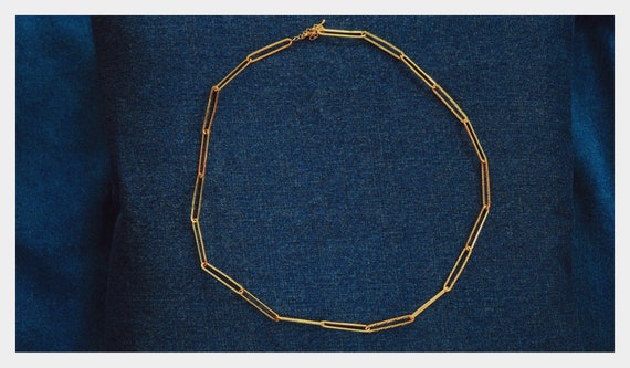Norah Necklace - classic, gold metal - every day … - image 1