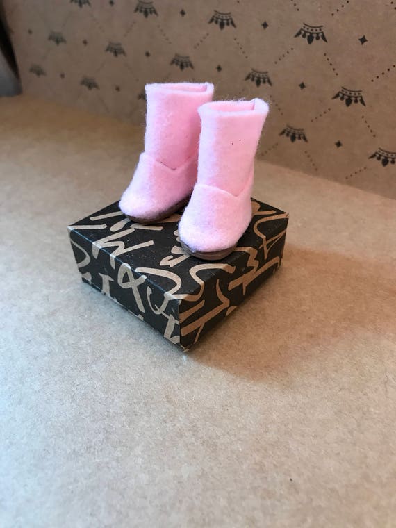 pink ugg style boots