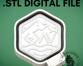 God is Greater Emblem Digital Design for Freshie Blank Mold Housing Molding 3d Printer File .STL STL
