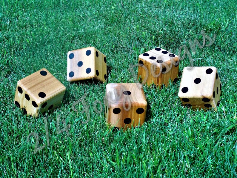 Wooden Yard Dice / Large Lawn Dice Etsy