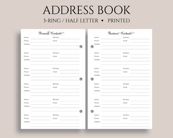 diy address book etsy