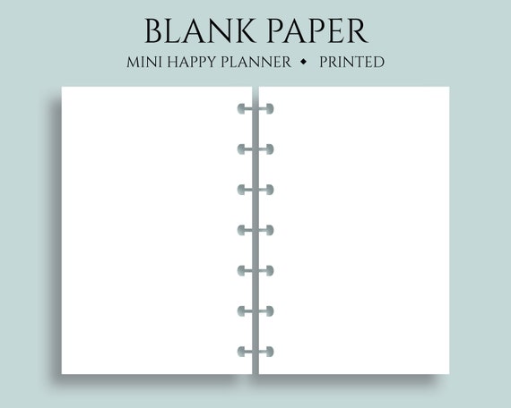 Me & My Big Ideas Create 365 Mini Planner Fill Paper White Note