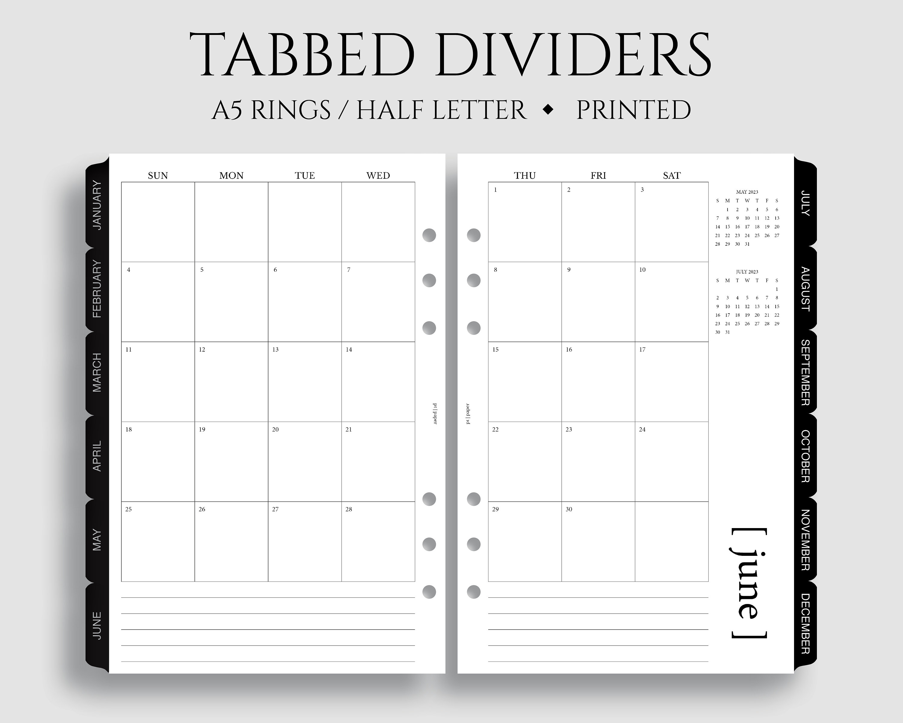 Printable White Glossy 80 LB Cardstock for Planner Inserts-Covers-Tab  Dividers - FAST, FREE SHIPPING!