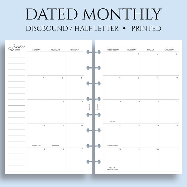 Discbound Planner - Etsy