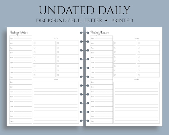 Teacher Planner Kit For Discbound Planners, Fits With Circa Letter, Arc By Staples, TUL, Letter Size (8.5'' X 11''), (Planner Sold Separately