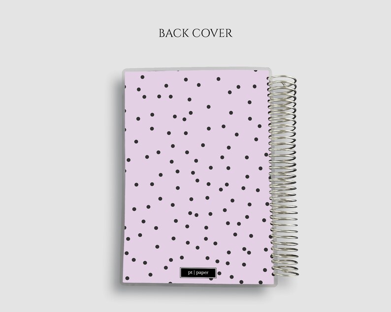 Spiral Bound Journal Spiral Bound Notebook Dot Grid Graph Etsy