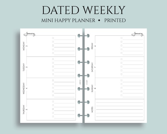 Printable Planner Inserts - Vic's Journal