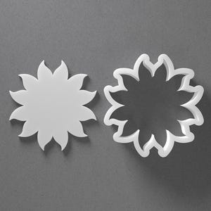 Cortador de Biscoitos Estrela do Sol e Brincos de Argila Polimérica, Ferramenta para Cerâmica