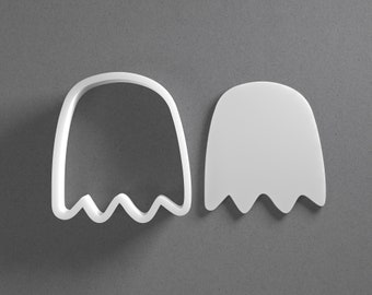 Halloween Ghost Cookie Cutter - From Mini To Large - Polymer Clay Jewelry And Earring Cutter Tool - Mirrored Pair Set