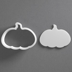 Pumpkin Cookie Cutter & Halloween Polymer Clay Earring, Pottery Tool image 1