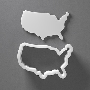 Emporte-pièce États-Unis - De mini à grande - Outil pour bijoux et boucles d'oreilles en pâte polymère des États-Unis d'Amérique - Ensemble de la paire de miroirs