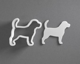 Beagle Cookie Cutter & Pet Dog Breed Polymer Clay Earring, Pottery Tool