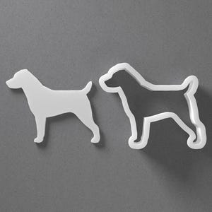 Cortador de galletas de Jack Russell Terrier y pendiente de arcilla polimérica de perro JRT, herramienta de cerámica