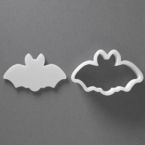 Cortador de galletas de murciélago y pendiente de arcilla polimérica con forma de animal, herramienta de cerámica