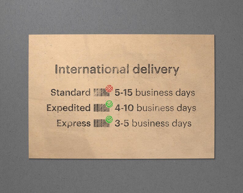 a piece of paper with a business message on it