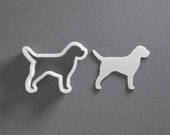 Border Terrier Cookie Cutter - From Mini To Large - Dog Breed Polymer Clay Jewelry And Earring Cutter Tool - Mirrored Pair Set