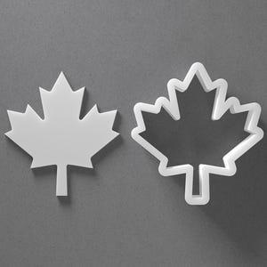 Maple Leaf Cookie Cutter & Polymer Clay Earring, Pottery Tool