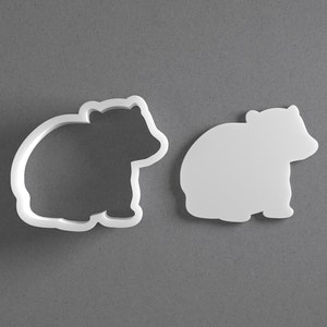 Polar Bear Cub Ausstechform - Von Mini bis Groß - Tier Polymer Clay Schmuck und Ohrringe Ausstechform - gespiegeltes Paar Set
