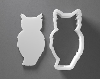 Owl Cookie Cutter & Bird Animal Polymer Clay Earring, Pottery Tool