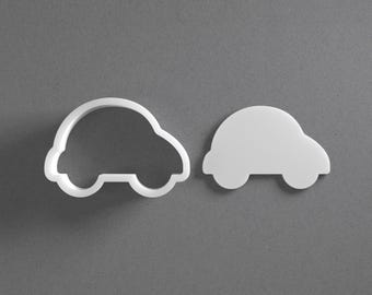 Small Whimsical Car Cookie Cutter & Polymer Clay Earring, Pottery Tool