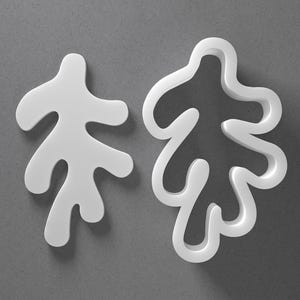 Coral Cookie Cutter & Seaweed Sea Weed Branch Polymer Clay Earring, Pottery Tool