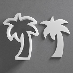 Palm Tree Cookie Cutter & Palmtree Polymer Clay Earring, Pottery Tool