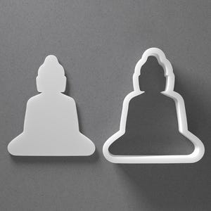 Buddha Cookie Cutter & Buddhism Polymer Clay Earring, Pottery Tool