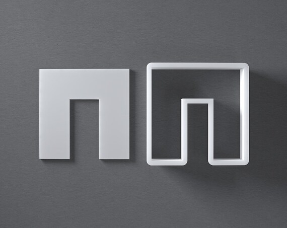 Short U Turn Cookie Cutter U Shape Cutter Rectangular Arch Etsy